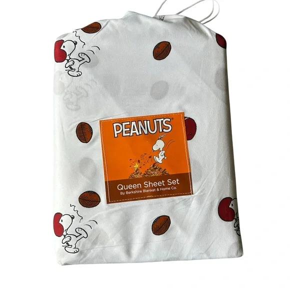Peanuts Football Sheet Set - Picture 1 of 1